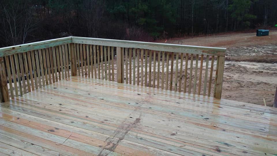 Completed deck by MBK Fencing